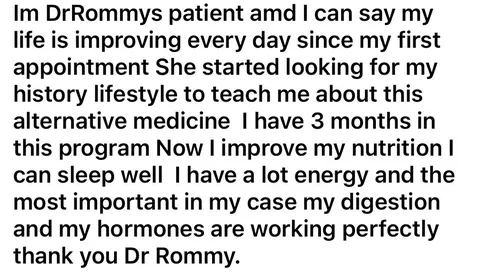 Client testimonial